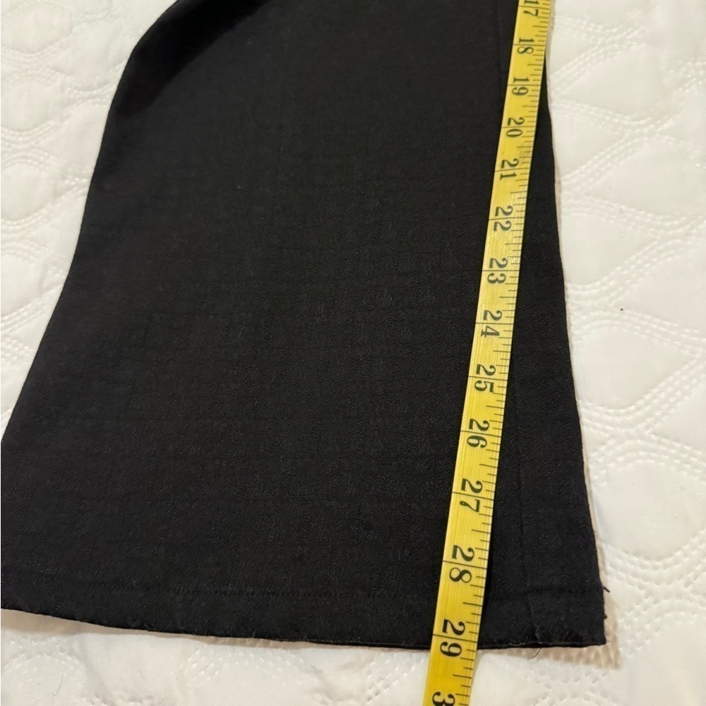 Anne Klein A LINE Size 8 Black Career Pant beautiful design in weave - Picture 5 of 9